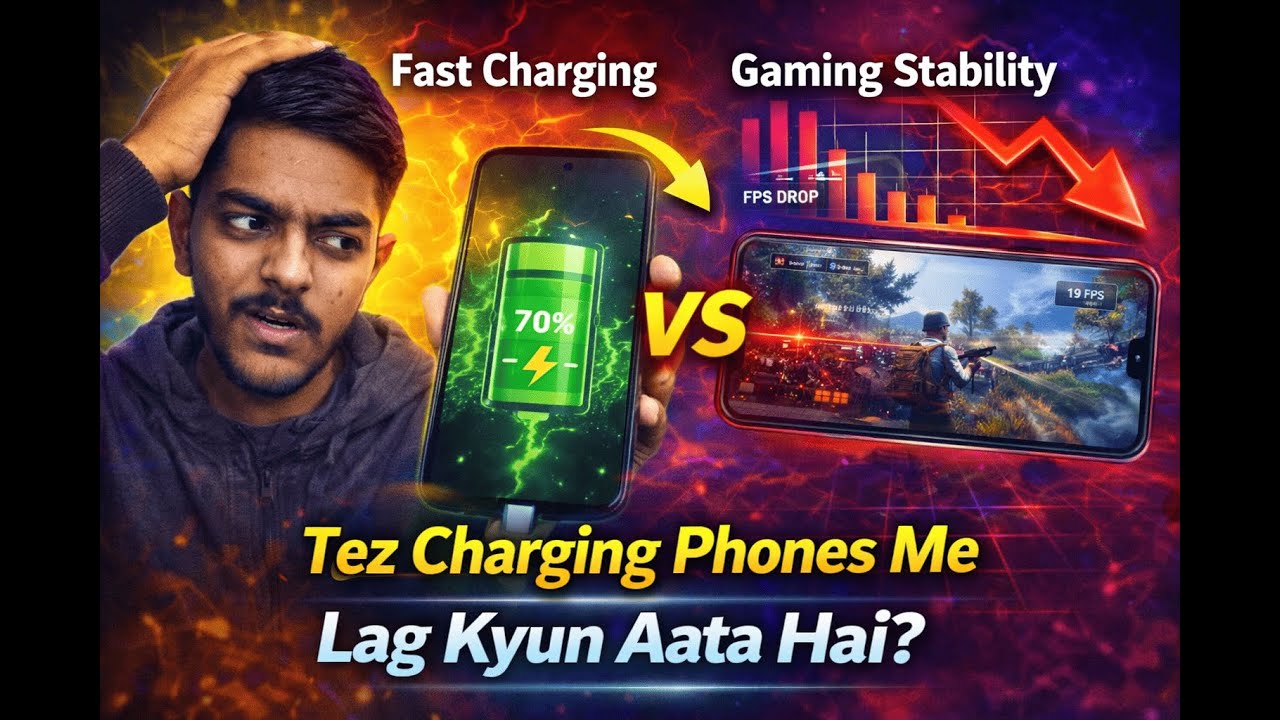 Fast Charging vs Gaming Stability ⚡ Tez Charging Phones Me Lag Kyun Aata Hai? | Explained
