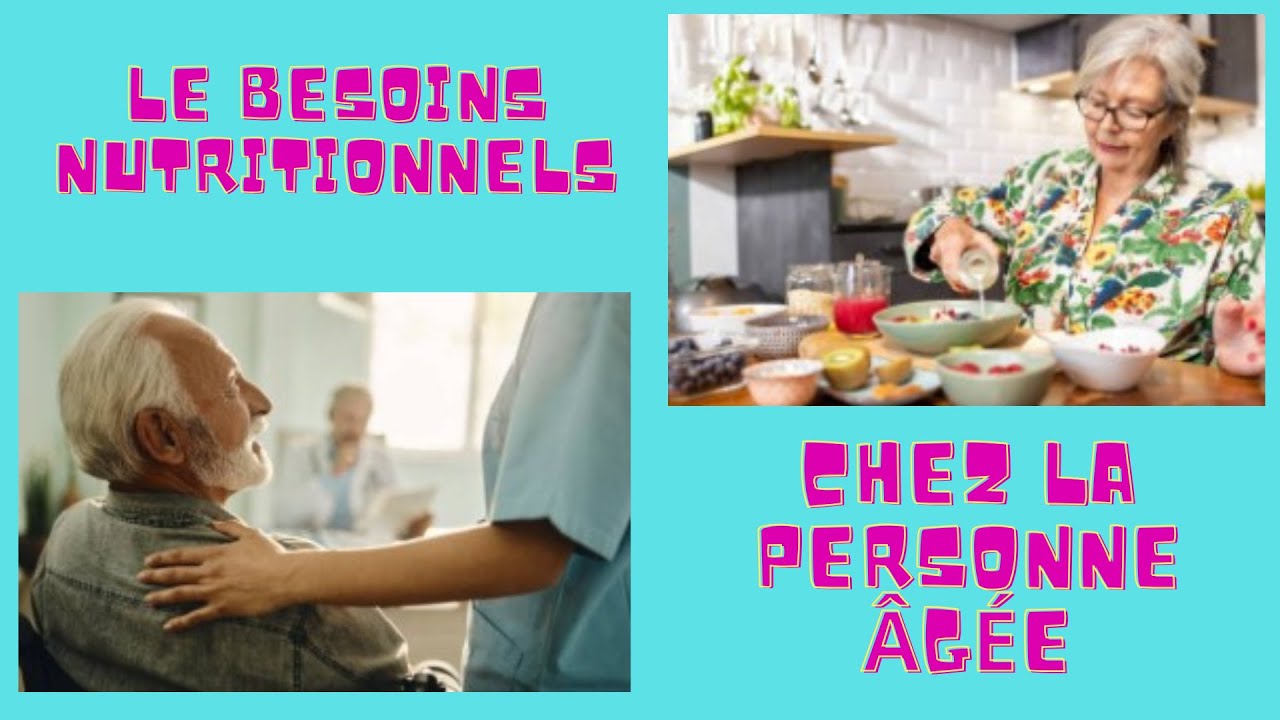 LE BESOINS NUTRITIONNELS CHEZ LA personne âgée  28-04-2025