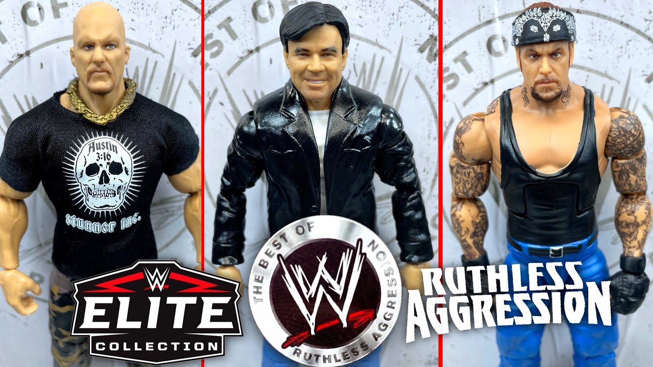 WWE ELITE RUTHLESS AGGRESSION SERIES 4 FIGURE SET REVIEW!