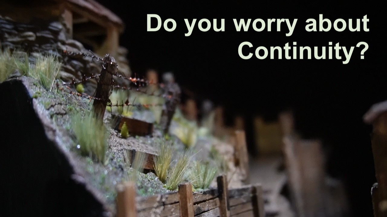 Do you worry about continuity in your Diorama?
