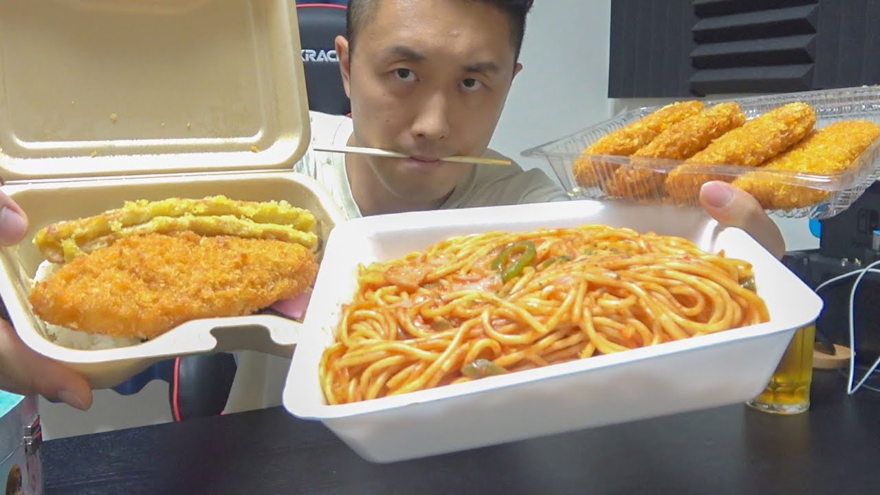 これ全部で【500円】！！激安スーパー「ラ・ムー」のお惣菜でドカ食いランチ！！