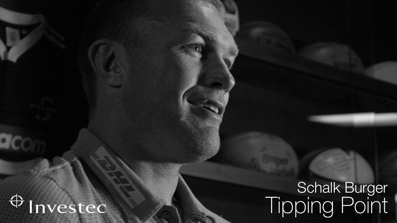 Investec Tipping Point: Rugby hero Schalk Burger