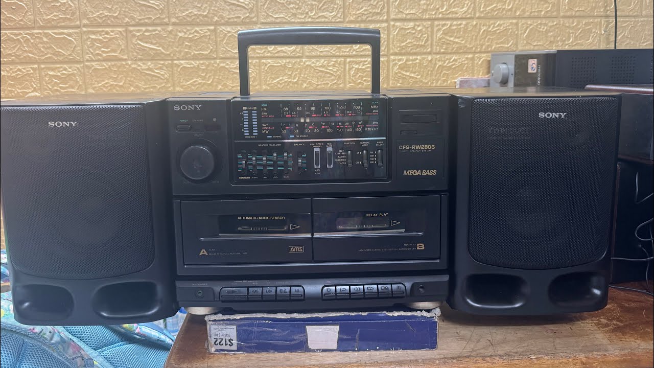 Sony CFS 280 -số sơ ri 0120196- Gia 3tr.liên hệ Thuỳ Audio Sài Gòn 0945019268.