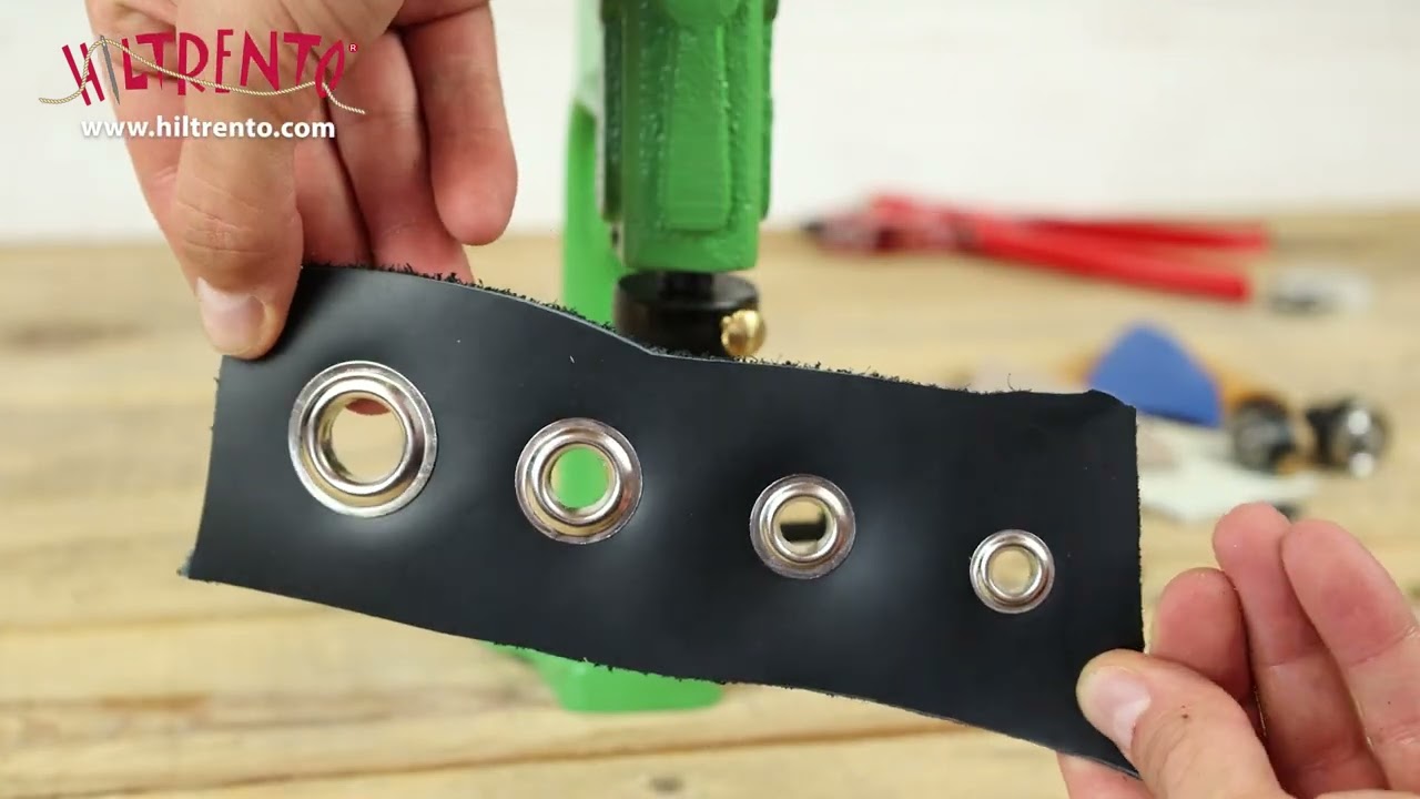 Ollaos y ojales metálicos para colocar a máquina en cuero, textil y lonas y cortinas.