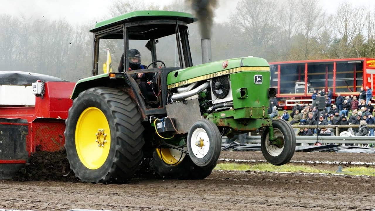 Super Std. Klasse 1 at 1. DM 2023 in Tractor Pulling at Brande Pulling Arena | Great Action
