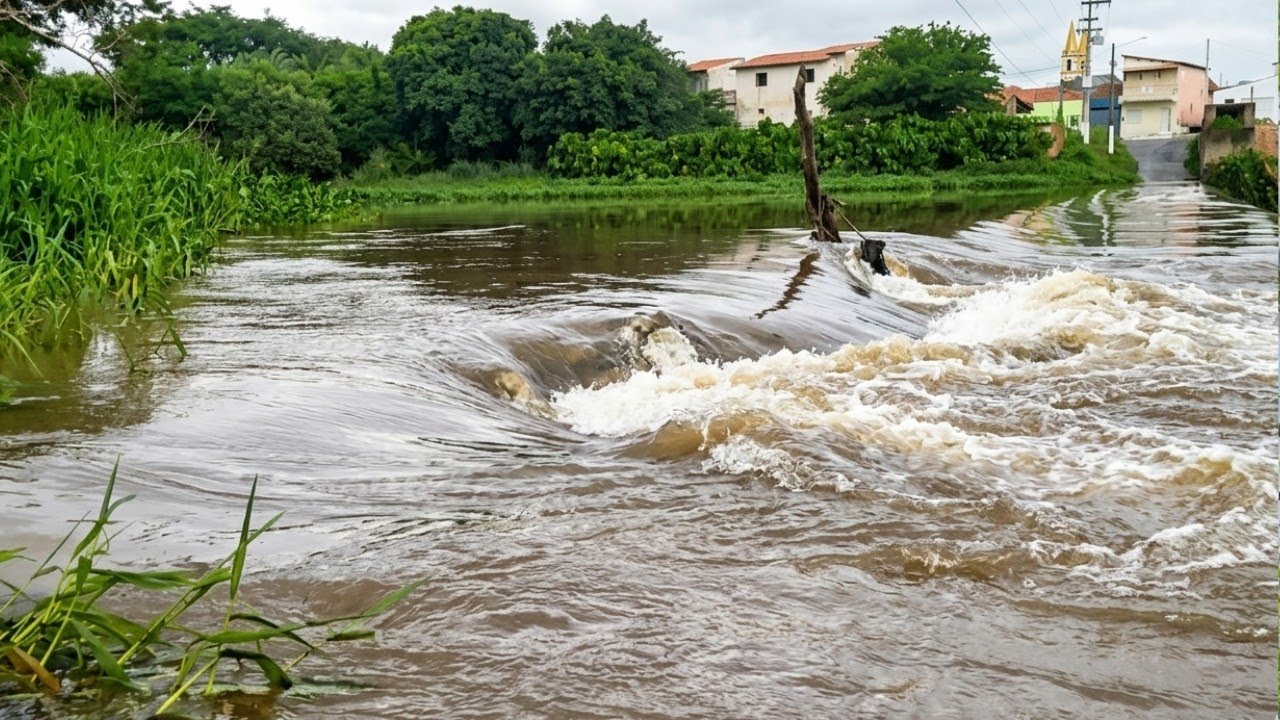 IMPRESSIONANTE! Veja como está o Rio Salgado mesmo depois de baixar 