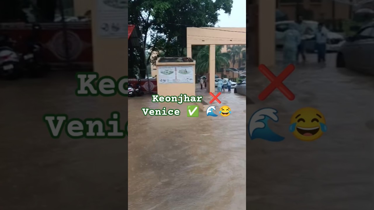 Keonjhar Rain Premium Pack Activated! 🌧️#Keonjhar #Odisha #Rain #Flood #Monsoon2026