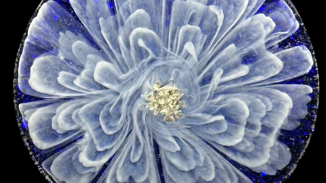 #77 Simple Bloom and Glitter Ornaments in Epoxy Resin Tutorial for Beginners