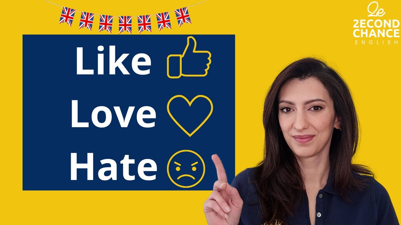 Μου αρέσει | Λατρεύω | Μισώ | Like | Love | Hate | Πώς θα πω ότι κάτι μου αρέσει/δε μου αρέσει