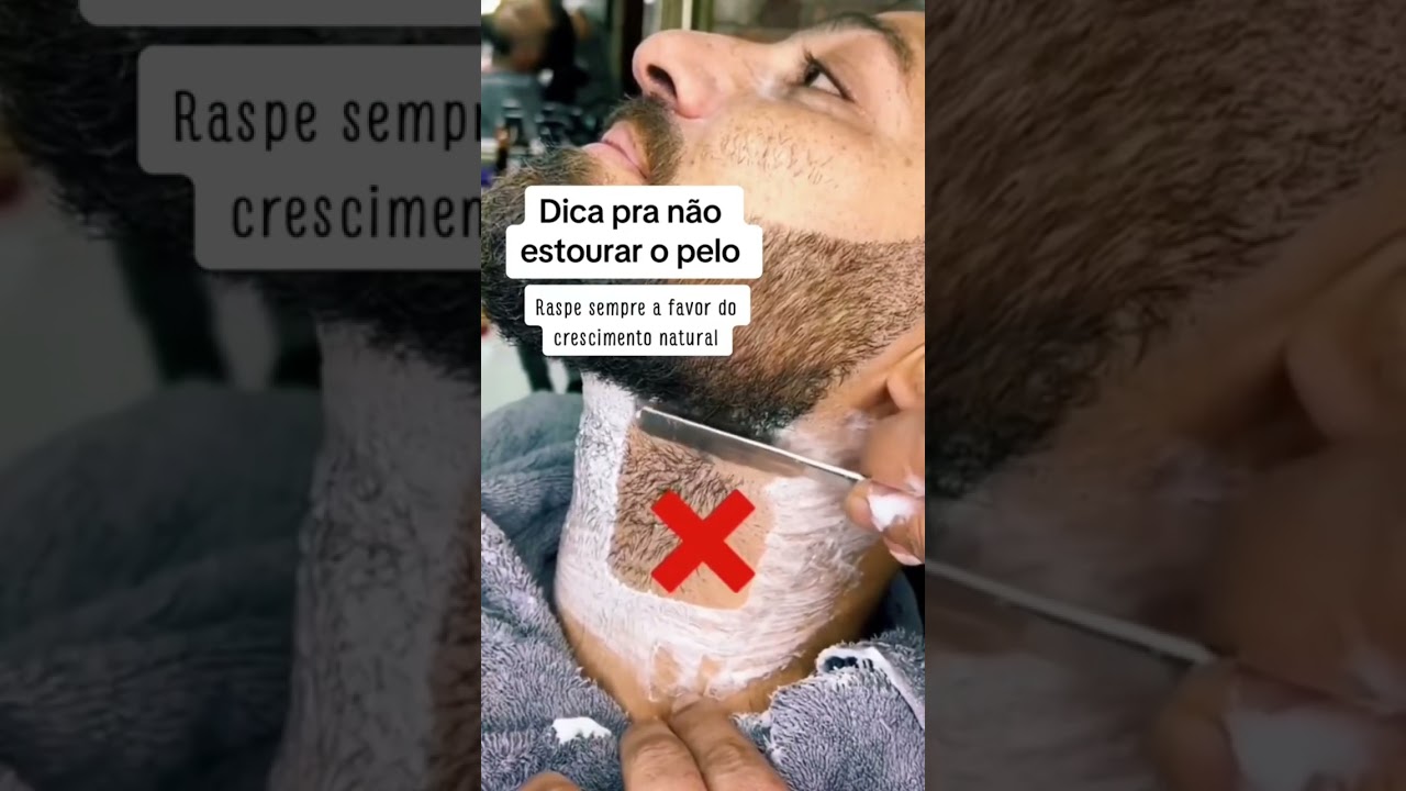 Forma correta para fazer barba e n&atilde;o corta o cliente