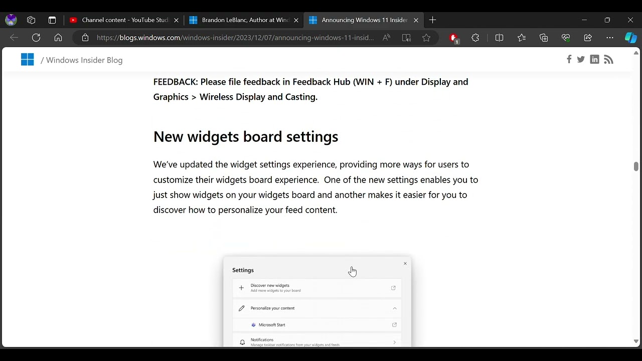 Announcing Windows 11 Insider Preview Build 23601 Dev Channel   Windows Insider Blog