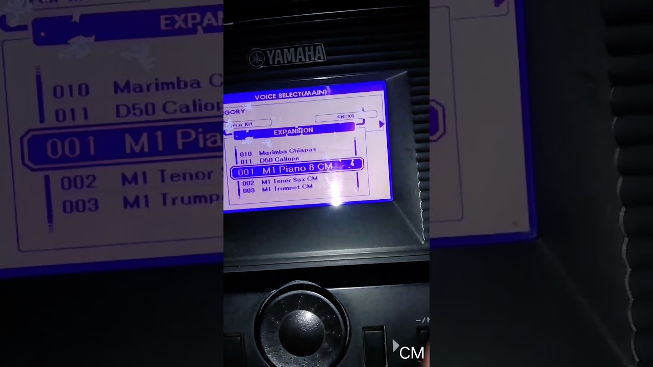 Como instalar un paquete de samples en el Yamaha PSR s650