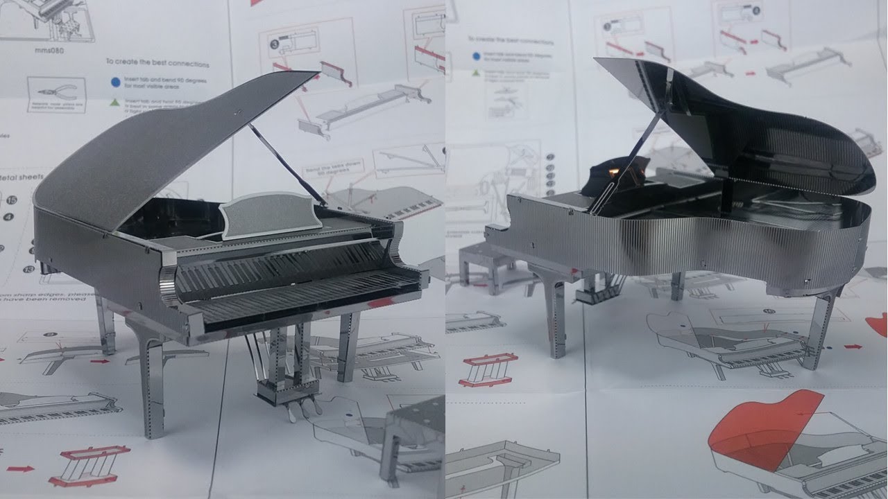Metal Earth Build - Grand Piano