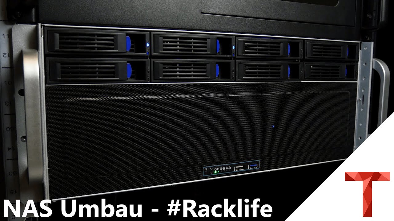 [EN subs] NAS / Storage Server Umbau - Racklife