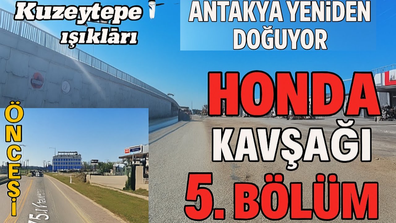  “Antakya Çevre Yolu Değişiyor! | Honda Kavşağında Üstgeçit Çalışmaları - 5. Bölüm 🚧”