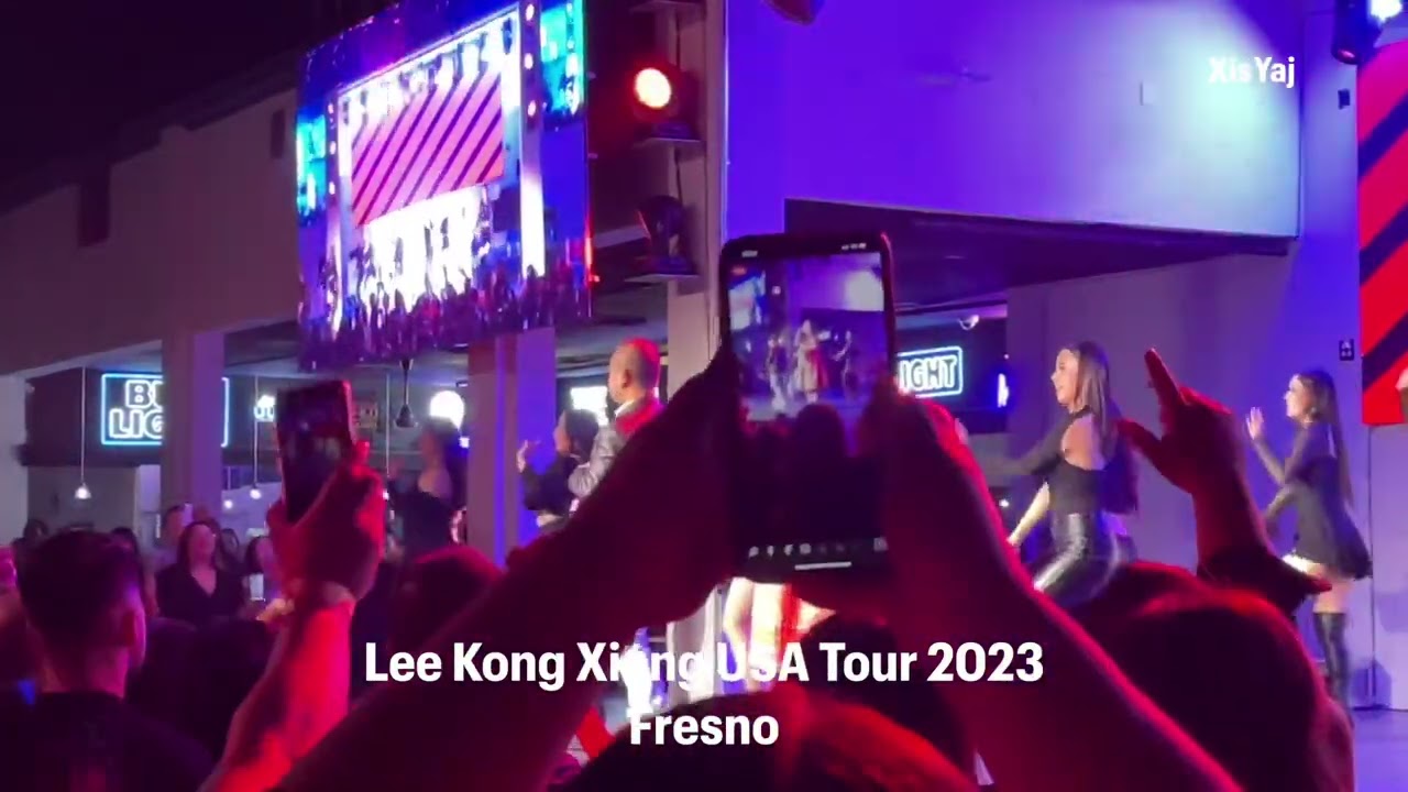 ‘Los Disco’ LeeKong USA Tour 2023 Fresno performing with XisYaj