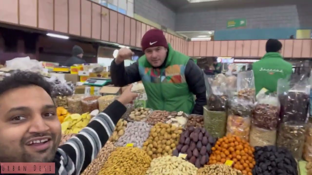 Almaty travel guide | Day 3- Green bazar - Local Market in Almaty. Best dry fruit shop|War memorial