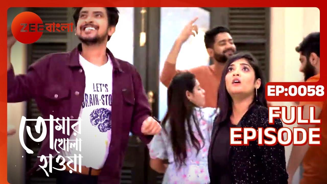 Tomar Khola Hawa - Full Ep 58 - jhimli, abir  - Zee Bangla