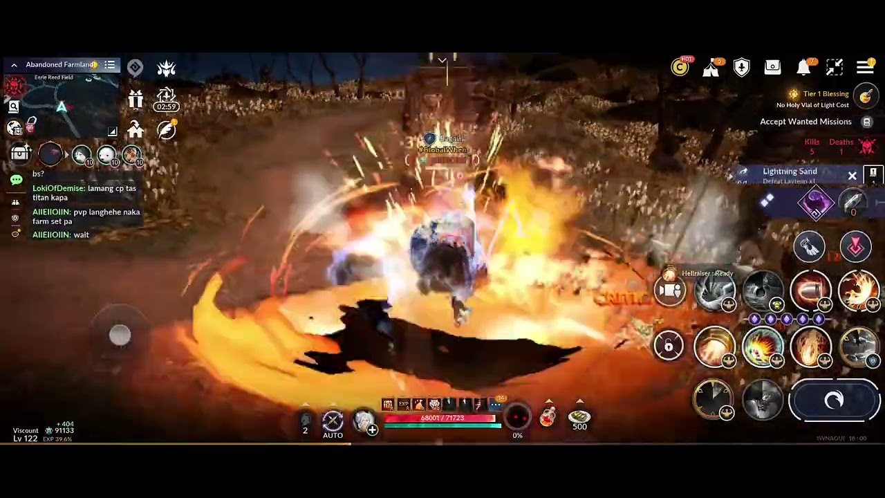 BLACK DESERT MOBILE THIS 91K+ TITAN THINK IM AFRAID OF HIM🤣🤣🤣PWE