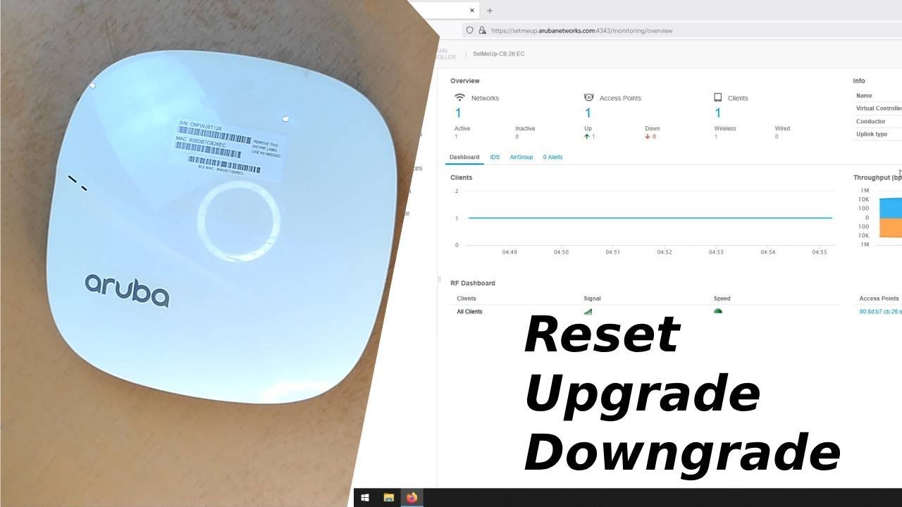 Tutorial Aruba IAP 207: Upgrade & Downgrade Firmware untuk Jaringan Access Point Enterprise