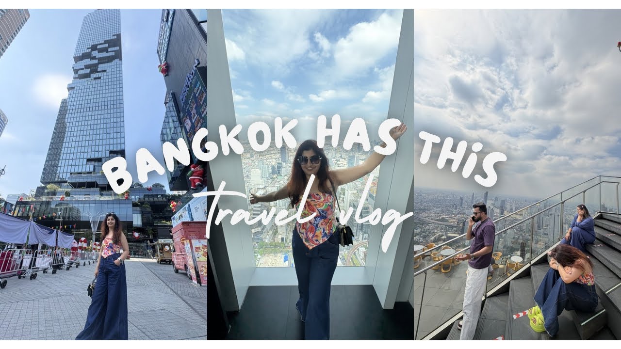 Glass Walk in Bangkok - Mahanakhon SkyWalk (Thailand) 🇹🇭 || Bangkok Travel Vlog