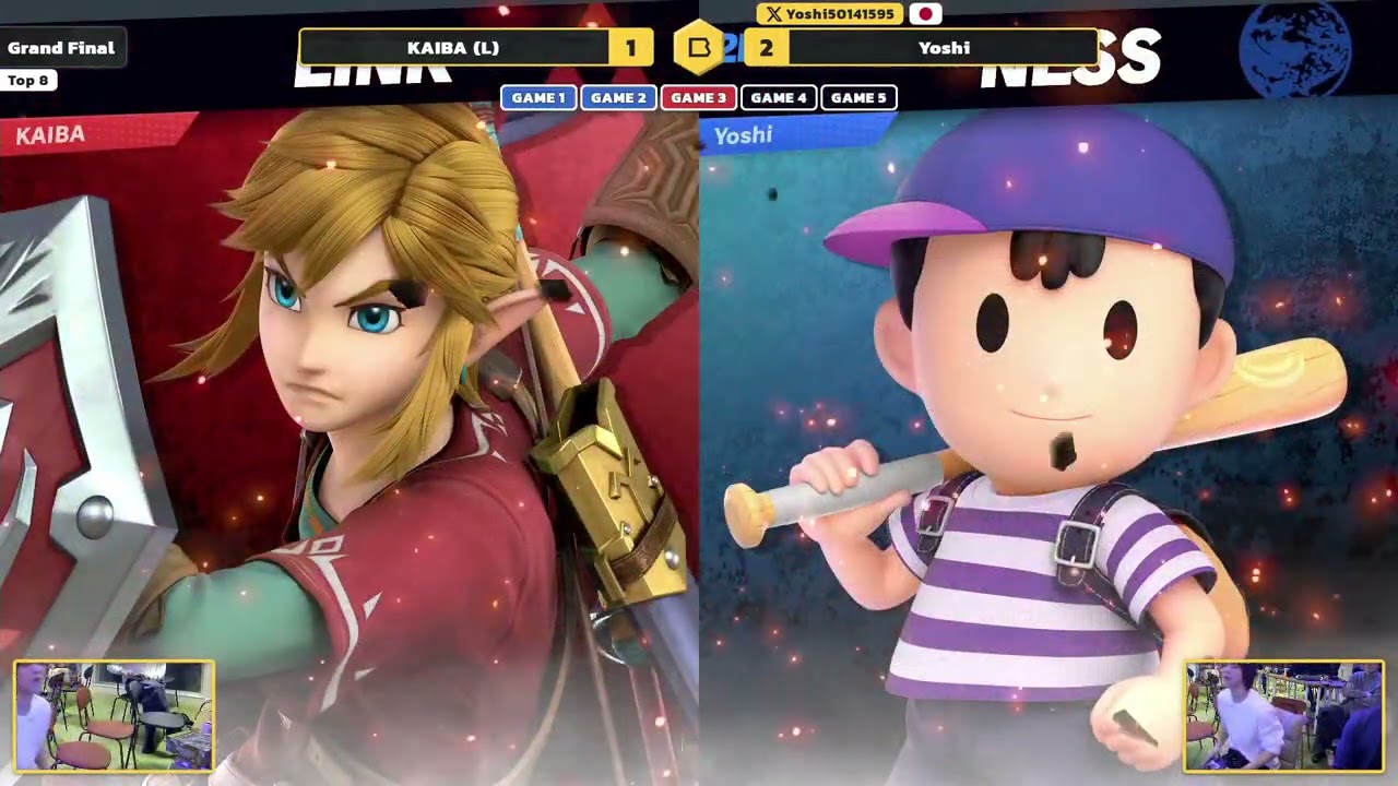 BeeSmash FRESH!!! #197 GF - KAIBA(リンク) vs Yoshi(ネス) スマブラSP オフ大会
