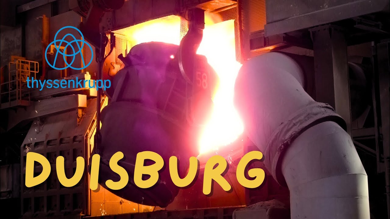 Vom Roheisen zum Rohstahl – Ein Blick ins Konverterstahlwerk bei thyssenkrupp Steel
