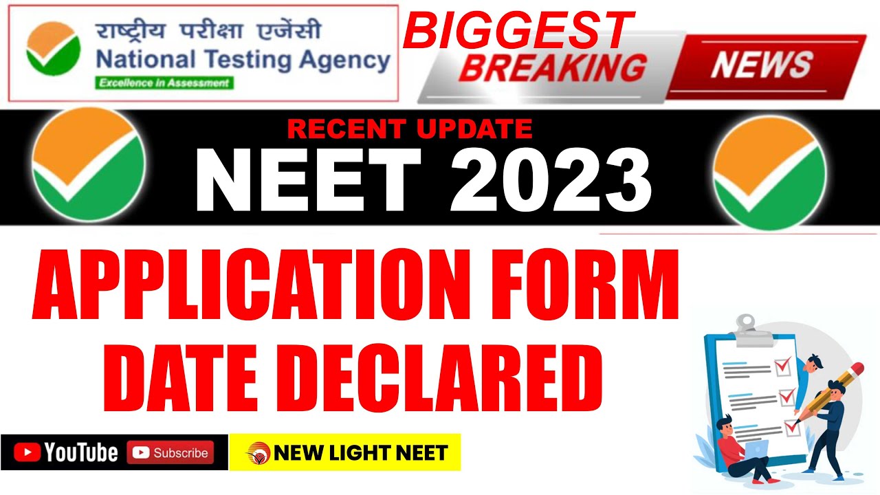 BIGGEST BREAKING NEWS | RECENT UPDATE NEET 2023 | APPLICATION FORM DATE DECLARED #NEET_2023 #NTA