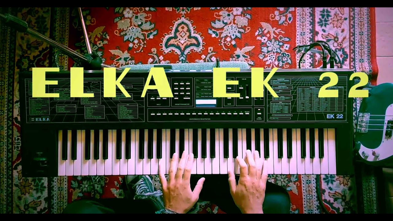 Elka EK 22 - Vintage Analog Synthesizer (1986) HD