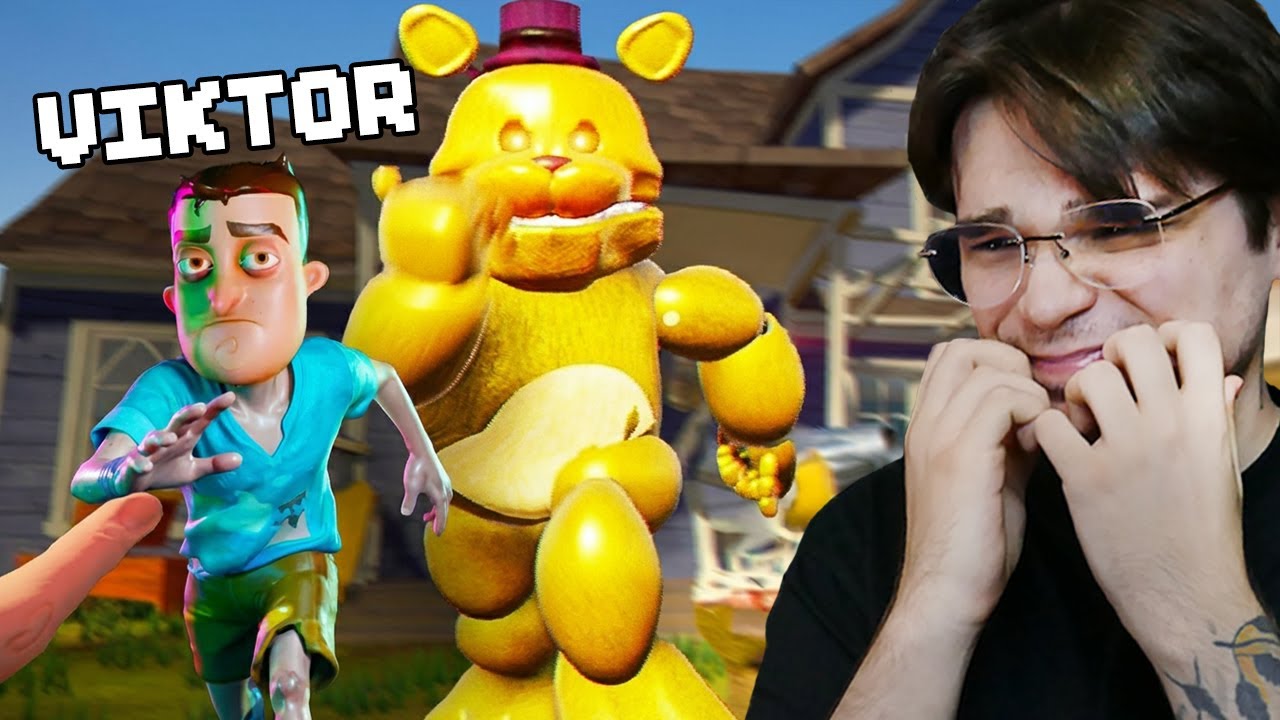 Sikerül kijutni KETTEN FREDBEAR ELLEN?! | Hello Neighbor Mod