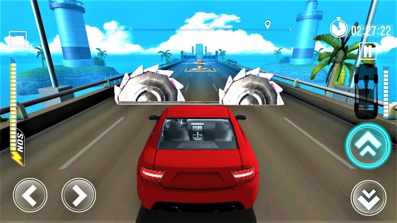 Car Crushing Speed Car Bumps Challenge Android Gameplay