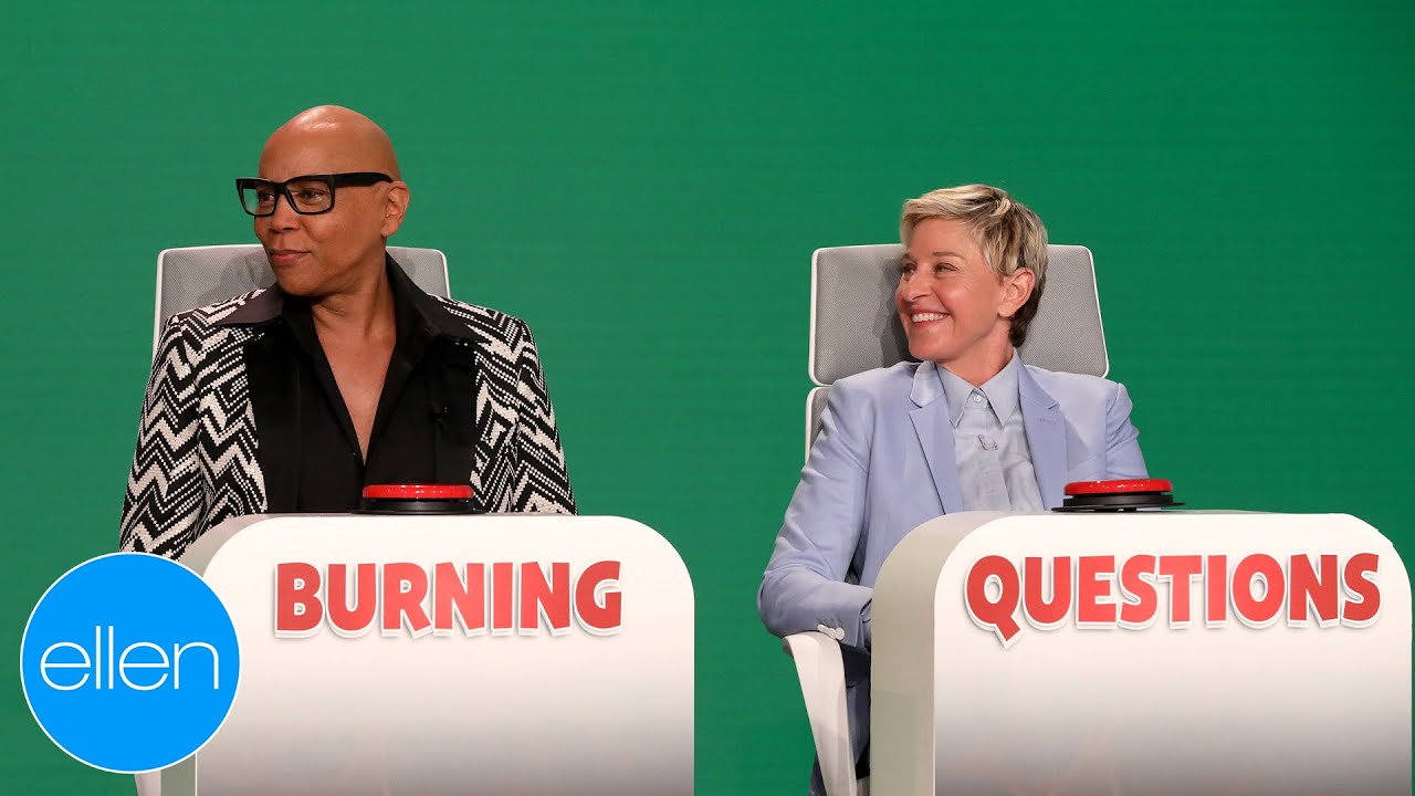RuPaul Answer Ellen’s ‘Burning Questions’