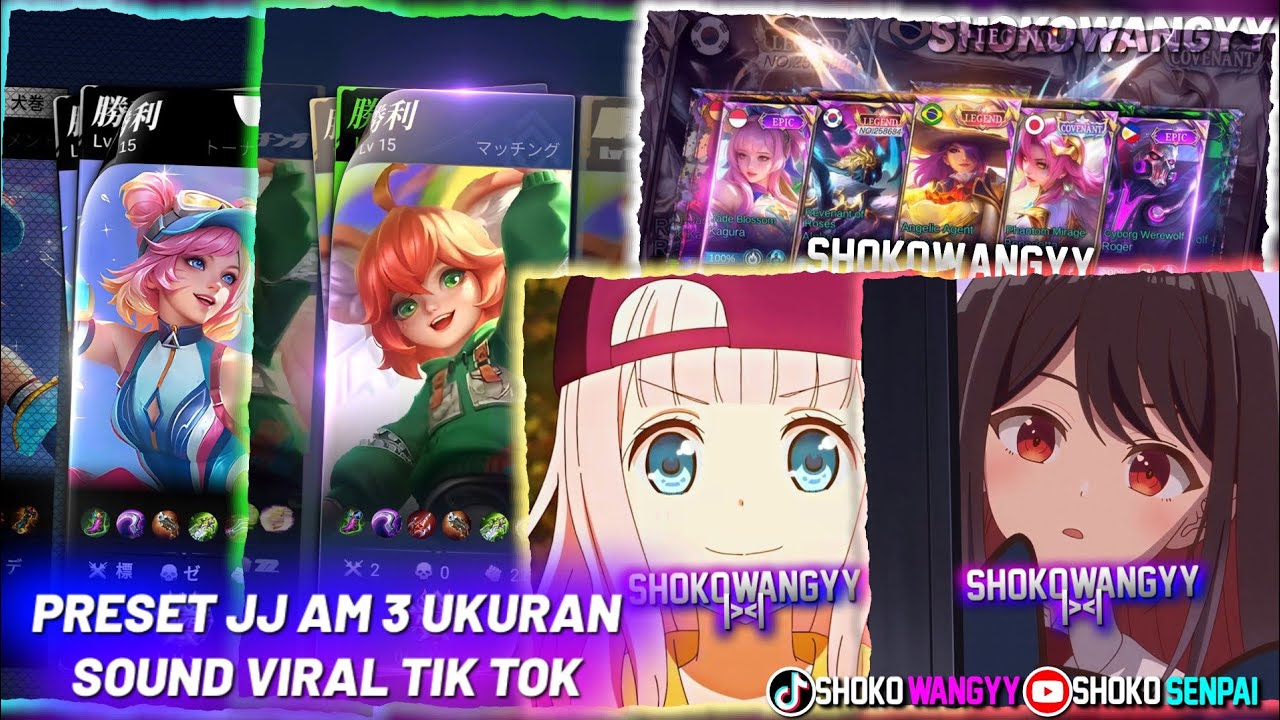 2 PRESET JJ AM 3 UKURAN DJ BUKAN CERITA CINTA,CUTE BERRY, SHOKOWANGYY😋🤟