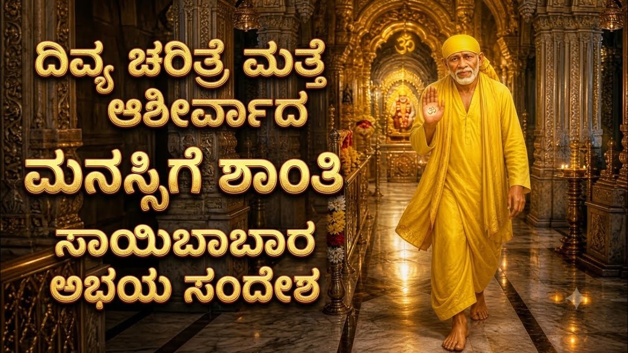ಈ ಬೆಳಿಗ್ಗೆ ಸಾಯಿ ಬಾಬಾ ನಿಮಗಾಗಿ ಹೇಳುವ ಸತ್ಯಮಾತುಗಳು ಮನಸ್ಸಿಗೆ ಶಾಂತಿ ಕೊಡುವ ಭಾವನಾತ್ಮಕ ಸಂದೇಶsai baba sandesh 
