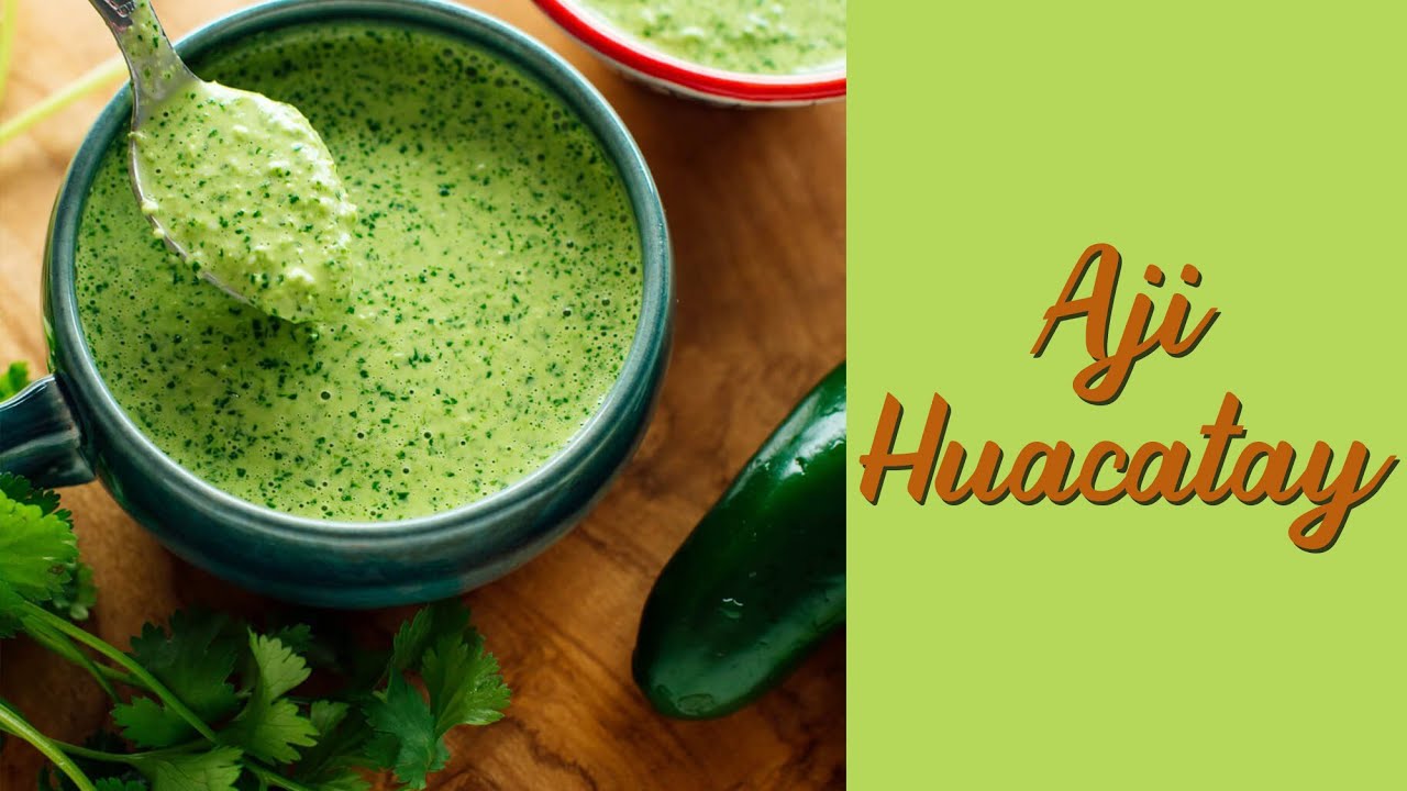 Receta Aji Huacatay Peruano