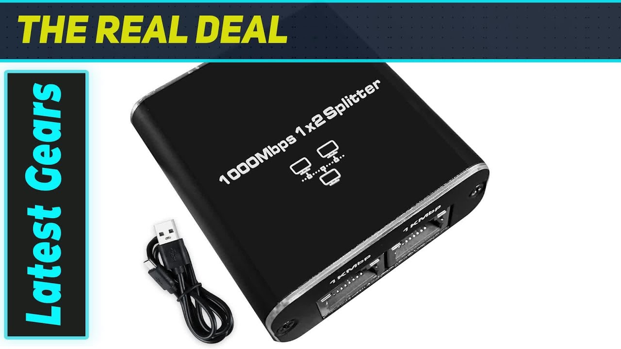 ReviewBest Gigabit Ethernet Splitter? WrixWric 1 to 2 Adapter Test!