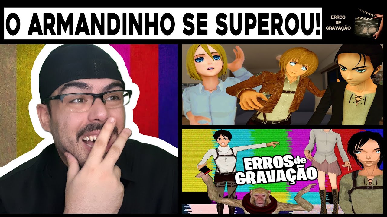 REACT - LANZINHO / OS MELHORES ERROS DE GRAVAÇÃO 1 / OS MELHORES ERROS DE GRAVAÇÃO 2 (AOT VR)