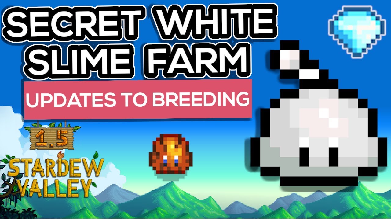 SLIME FARMING UPDATES for Diamonds - SECRETS of Stardew Valley 1.5