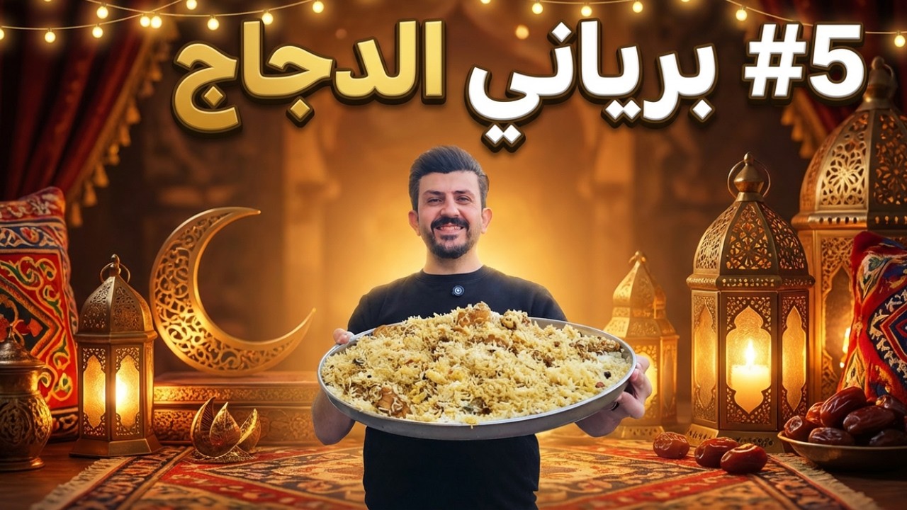 برياني دجاج على الأصول… الريحة وصلت للجيران! 😳🔥