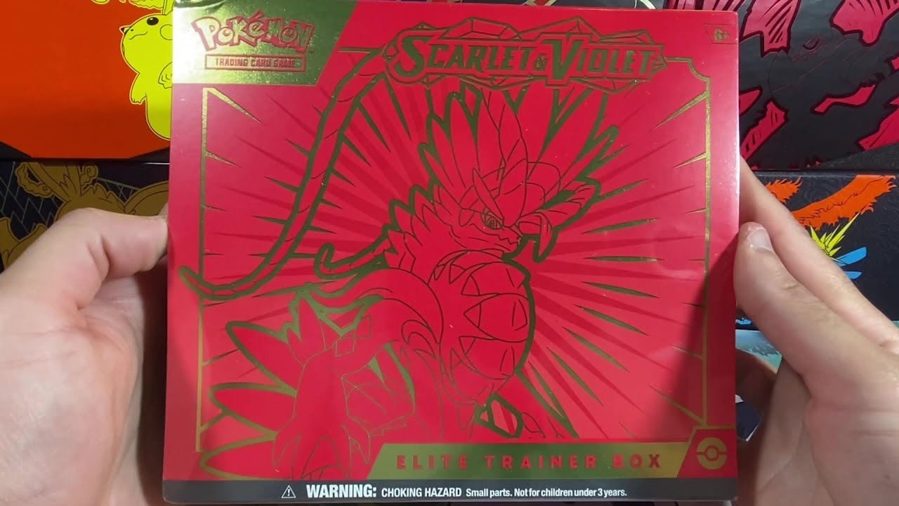 EX PULLS!!! Scarlet/Violet Koraidon Elite Trainer Box Opening!