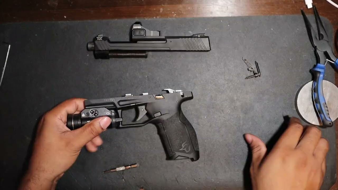 Taurus TX22 Competition | Thumb safety removal