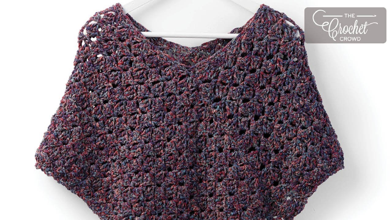 Crochet Snug As A Hug Poncho | EASY | The Crochet Crowd
