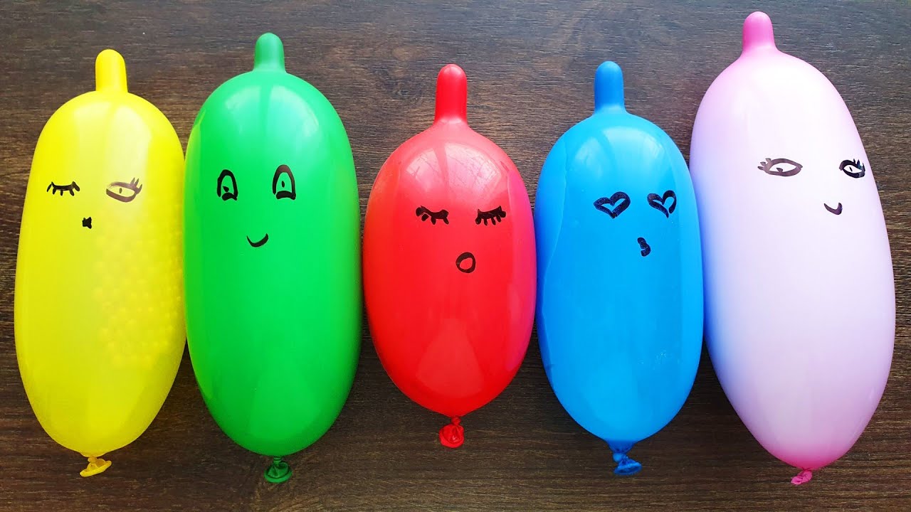 Making Slime with Funny Balloons - Satisfying Slime video