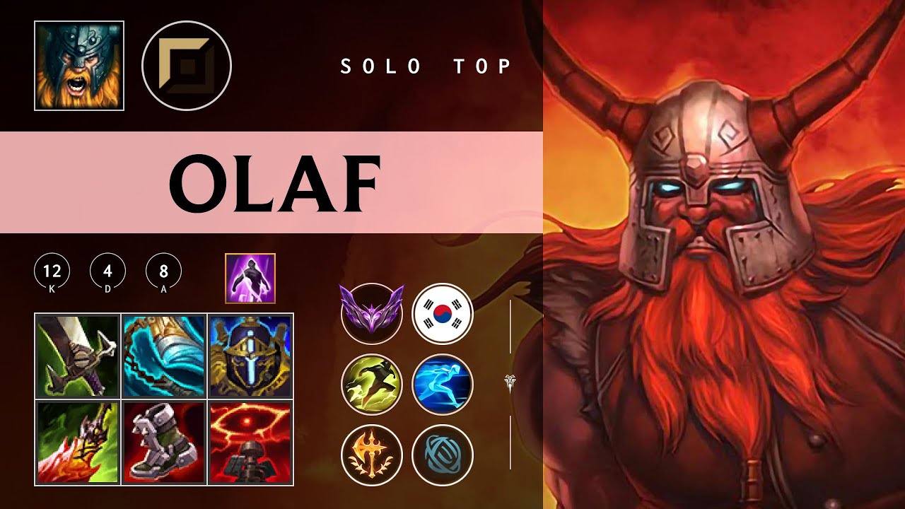 Olaf Top vs Warwick - KR Master Patch 26.02