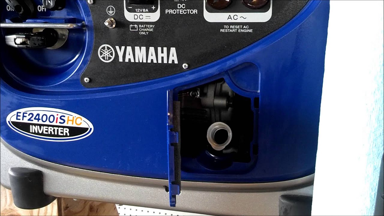 Yamaha Generator EF2400iSHC - Oil Change