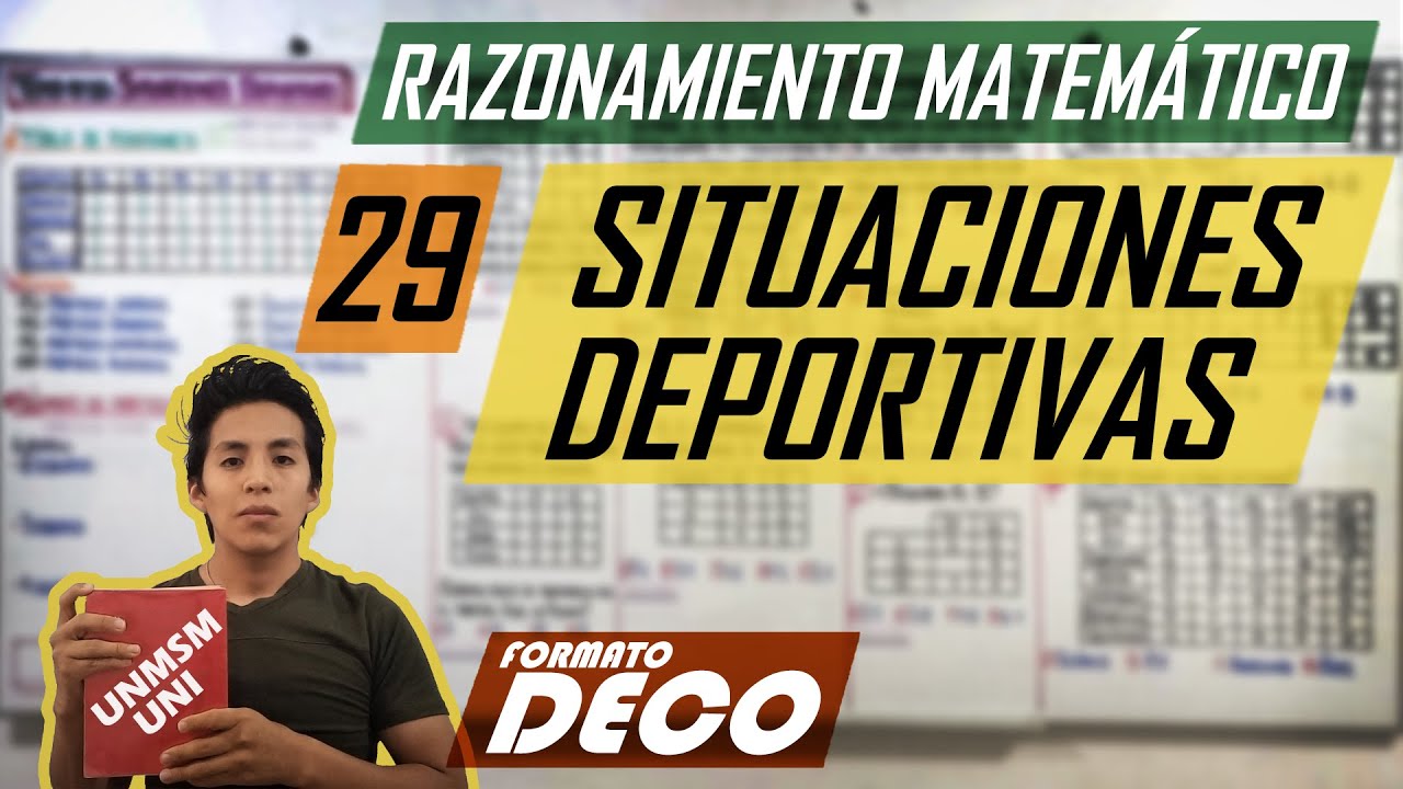 SITUACIONES DEPORTIVAS | RAZONAMIENTO MATEMÁTICO