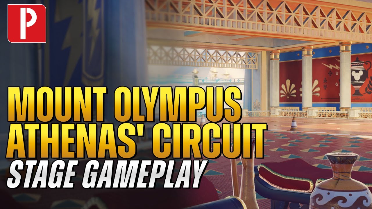 Mount Olympus - Athena's Circuit Stage Gameplay (Hercules) | Disney Speedstorm