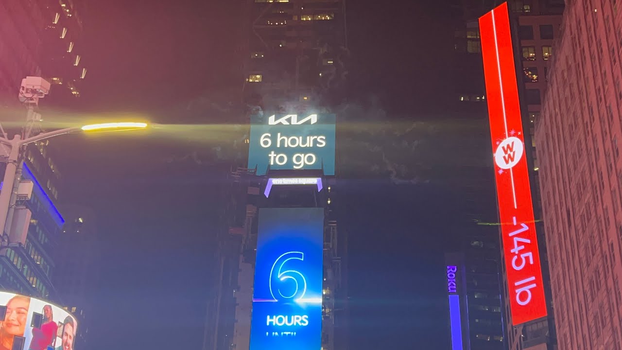 Times Square Ball Rise (6 hours to go) New Year’s Eve 2024-2025 #timessquareballdrop #newyearseve