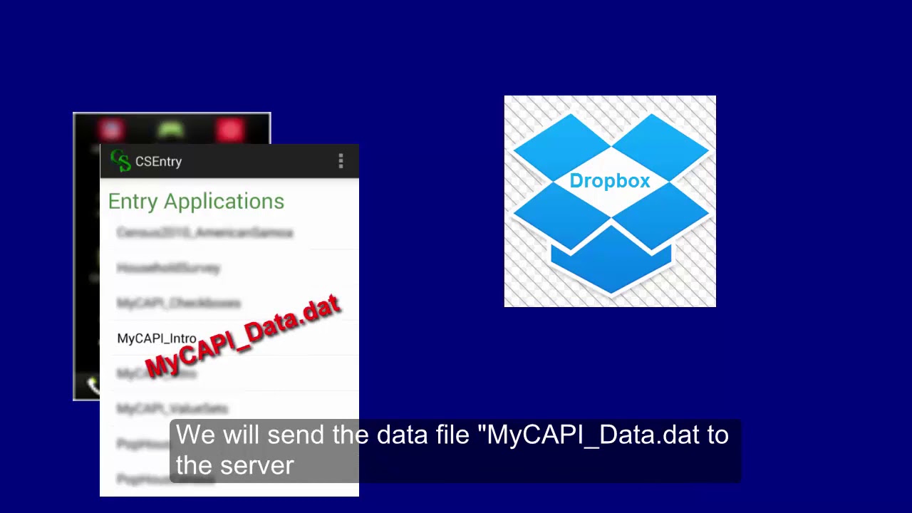 CSPro Android Data Transfer - Synchronize Data and Applications