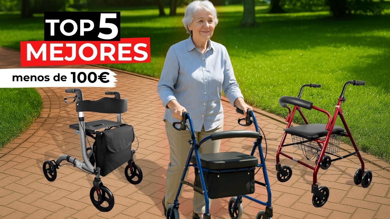 Mejores Andadores de 4 ruedas Económicos | Top 5 Andadores baratos para adultos y ancianos